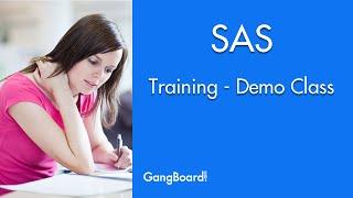 SAS Training | SAS Online Training | Gangboard