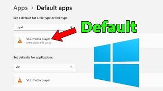 How To Make VLC Media Player Default Application