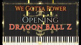 Dragon Ball Z We Gotta Power - Piano Tutorial Synthesia