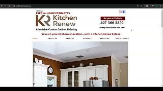 Website Analysis Video for Kitchen Renew