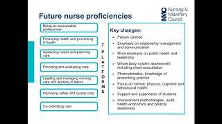 Webinar recording: Learning about our Standards of proficiency for registered nurses