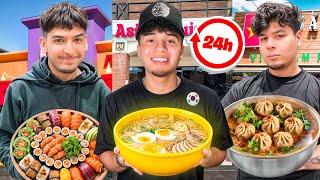 Eating ONLY ASIAN Food for 24hrs!!