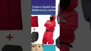 Unisex Squid Game Costume Jumpsuit Teen Outfit Kdrama Round Six Halloween Mask Cosplay Costumes️