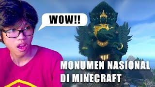 Gila!!! Youtuber 1 Ini Membuat Banyak Monumen Nasional Di Minecraft!