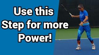 How to shift your weight through the shot in tennis