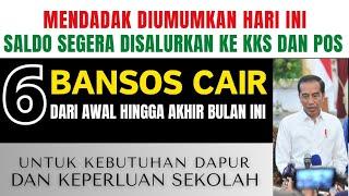 MENDADAK DIUMUMKAN 6 BANSOS CAIR MULAI 1 JULI 2024 UNTUK KEBUTUHAN DAPUR DAN BIAYA MASUK SEKOLAH