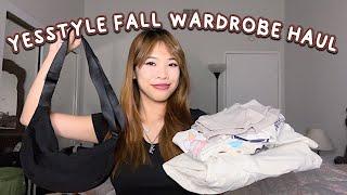 YESSTYLE FALL WARDROBE TRY ON HAUL