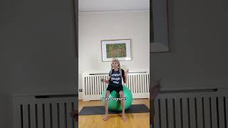 Using laughter ball yoga to heal your body and mind #yogatherapy #yogaforhealing #laughteryoga #l