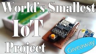 DIY World's Smallest IoT project| IoT button | ESP8266 projects | IoT Projects