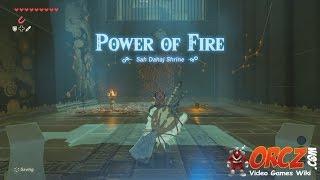 Legend of Zelda Breath of the Wild Sah Dahaj Power of Fire Trial Gameplay Walkthrough