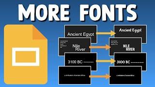 How Do I Use More Fonts in Google Slides?