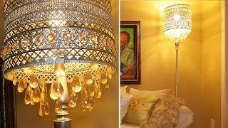 DIY - Bohemian Crystal Floor Lamp