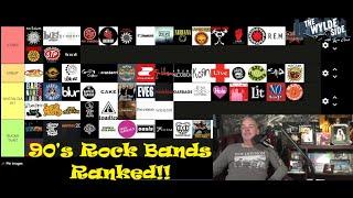 90's ROCK BANDS RANKED!!!  Rock Radio DJ RANKS 90's ROCK BANDS!!