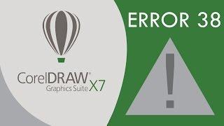 Corel Draw x7 ERROR 38 - SOLUCIONAR - FIX [subtitled]