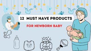 12 Must have products for newborn baby #baby #babies #newbornbaby #video #babyproducts #parenting