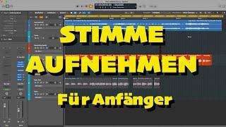 Logic Pro X für Anfänger | Stimme aufnehmen