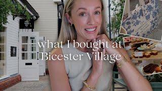 COME SHOPPING WITH ME AT BICESTER VILLAGE - JUNE 2024  + how to create a Hand Tied Floral Bouquet
