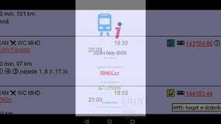 IDOS: autobusy + vlaky – jízdní řády