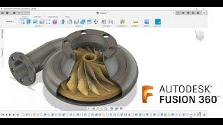 Centrifugal Pump and Its Impeller in Autodesk Fusion 360 Animation