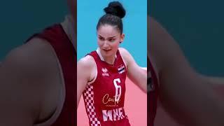 Klara Peric Selalu Juara Dihati | Volleyball | Shorts | #shorts