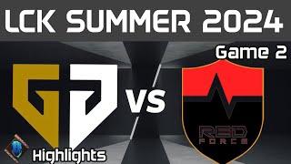 GEN vs NS Highlights Game 2 | LCK Summer W9D3 2024 | Gen.G vs NS RedForce by Onivia