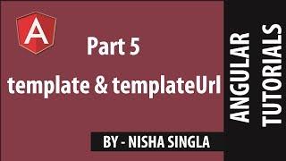 Template and TemplateUrl - Angular (Tutorial #5)