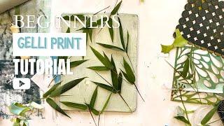 Beginners and Pros Start Here: Techniques for Gelli Plates