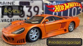 Review Hot Wheels Saleen S7 Scale 1:18 Model Car Diecast