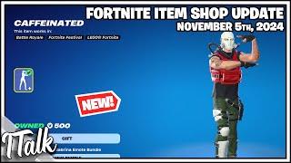 *NEW* FIXED CAFFEINATED EMOTE! Fortnite Item Shop [November 5th, 2024] (Fortnite Chapter 5)