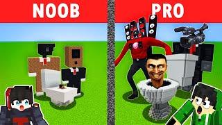 Best of Minecraft - NOOB VS PRO: SKIBIDI TOILET, TITAN SPEAKER HOUSE | Minecraft OMOCITY (Tagalog)