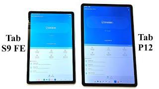 Samsung Galaxy Tab S9 FE vs Lenovo Tab P12 - BENCHMARK SCORES