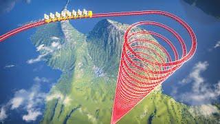 1500 METER High Spiral Roller Coaster | Planet Coaster