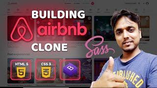 Building Airbnb Clone Using HTML CSS and JAVASCRIPT Part 1 | Website Designing Step By Step