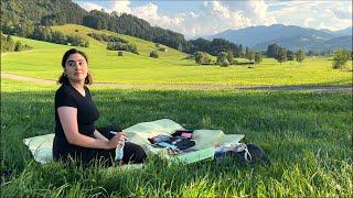  PAINTING OUTSIDE a tiny village in RURAL Germany