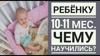 Ребенку 10-11 месяцев. Что умеем? Развитие ребенка по месяцам.