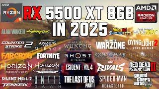 RX 5500 XT 8GB - Test in 50 Games in Early 2025