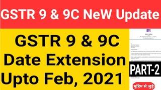 GSTR 9 date extended | GSTR 9 date extension | GSTR 9 date | GST date extension latest news | PART 2