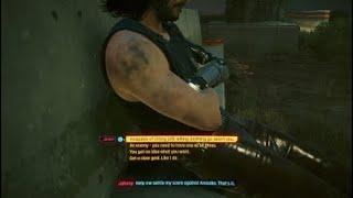 cyberpunk 2077,talking to j.silverhand