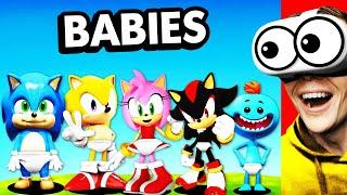 Creating Every BABY SONIC With MEESEEKS (Virtual Reality)