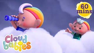 Bedtime Skytrain Adventure Stories |  Cloudbabies Skytrain Compilation | Cloudbabies Official