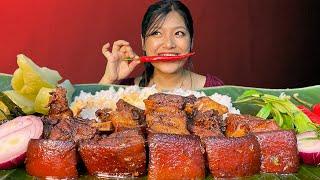 Best Pork Belly and ribs recipe || pork mukbang