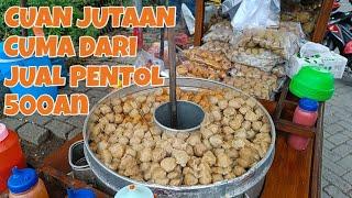 Cuan JUTAAN Cuma Dari Jualan PENTOL 500an, Sehari 40Kg | Kuliner Gresik