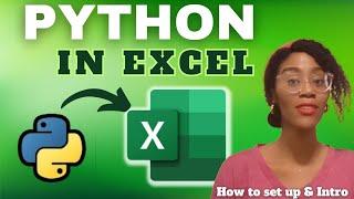 PYTHON IN EXCEL IS FINALLY HERE |  SETUP + INTRODUCTION/Visualization #excel #python #data