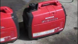 HOW to FIX a common Honda GENERATOR that WONT START or RUN problems ALWAYS TRY THIS procedure FIRST