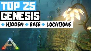 TOP 25 HIDDEN RATHOLE BASE LOCATIONS GENESIS (ARK: Survival Evolved)