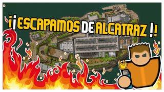 ¡ESCAPAMOS DE ALCATRAZ USANDO UN MECHERO!  Prison Architect - Island Bound