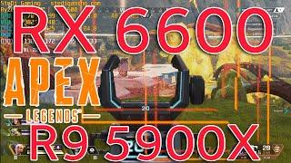 Radeon RX 6600: Apex Legends Low & High With Ryzen 9 5900X