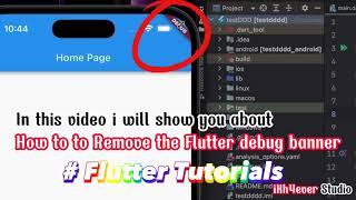How to remove the Flutter debug banner (2023)