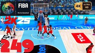 NBA 2K25 =My Career= [PC] (4K) EP249 {Off Season Activity: FIBA Qualifier Match} {Canada Vs USA}