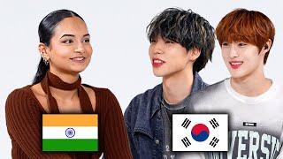 When 2 Handsome Korean Meets Indian Women For The First Time l FT. CIX